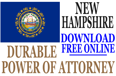 Durable Power of Attorney New Hampshire