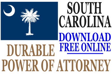 Durable Power of Attorney South Carolina