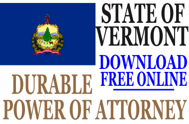 Durable Power of Attorney Vermont